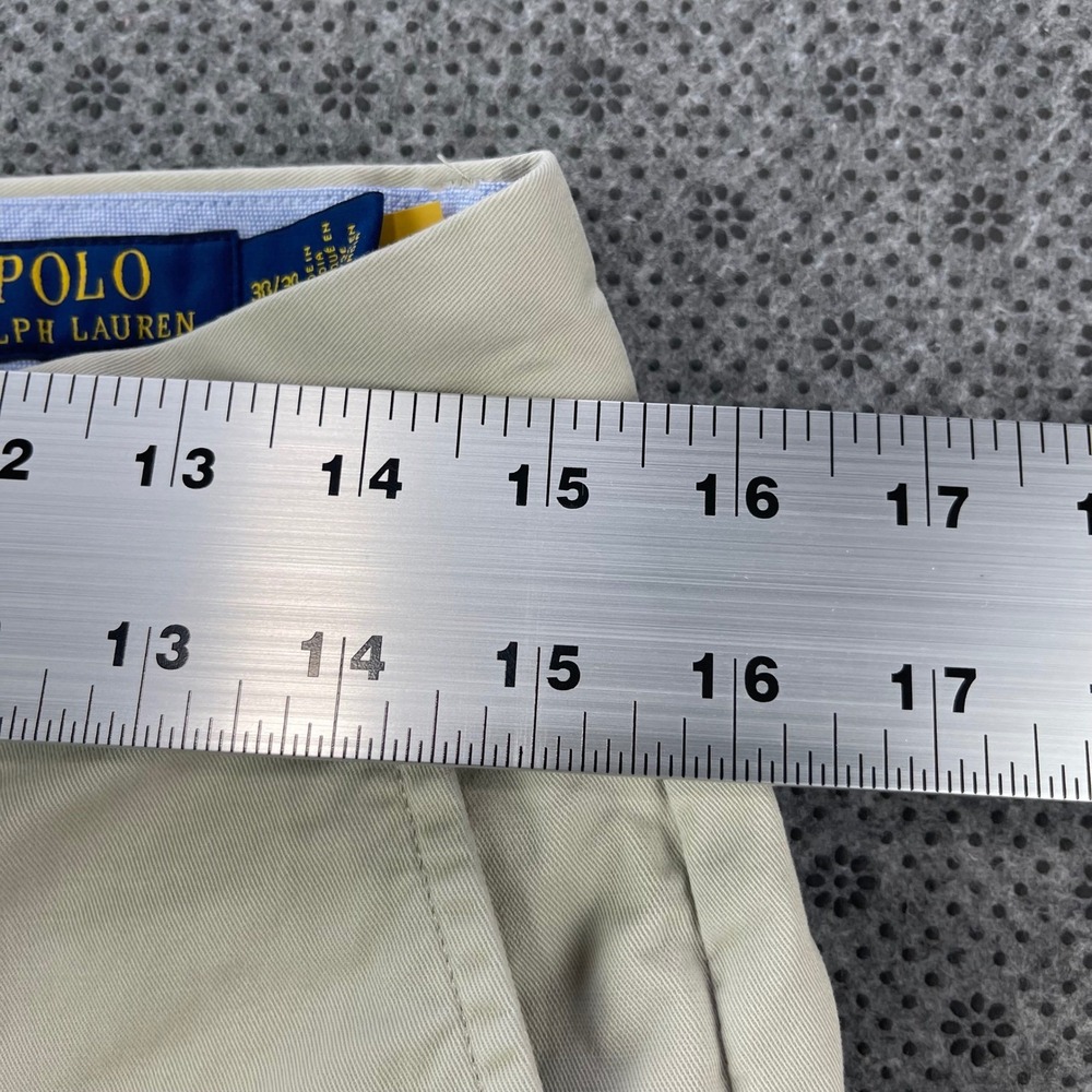 Polo Ralph Lauren Bedford Stretch Classic Fit Chinos Tan Khaki Mens 30/30 - Picture 6 of 10